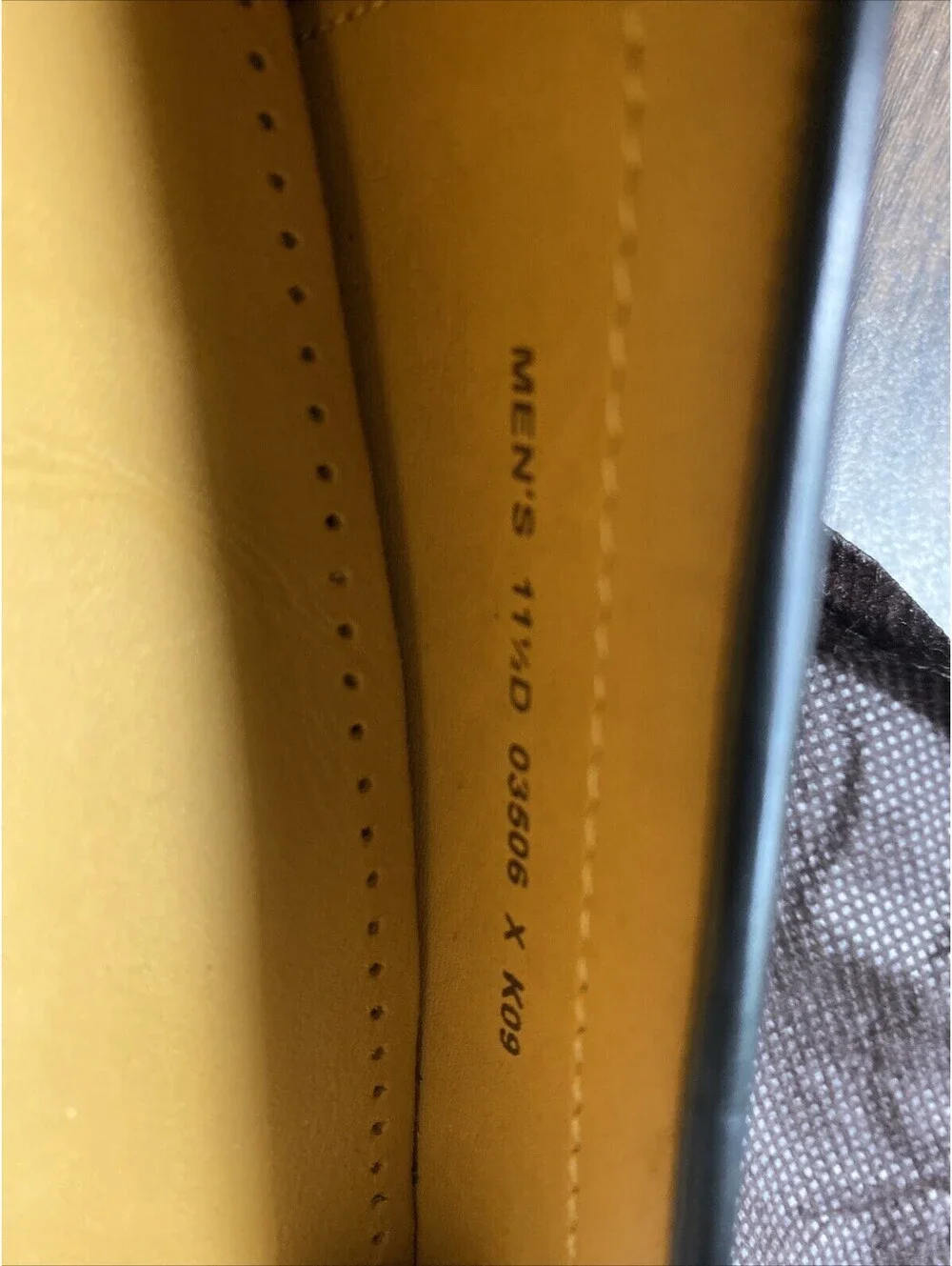 Men’s Cole Haan Pinched Tassel Black 11.5D #03506
